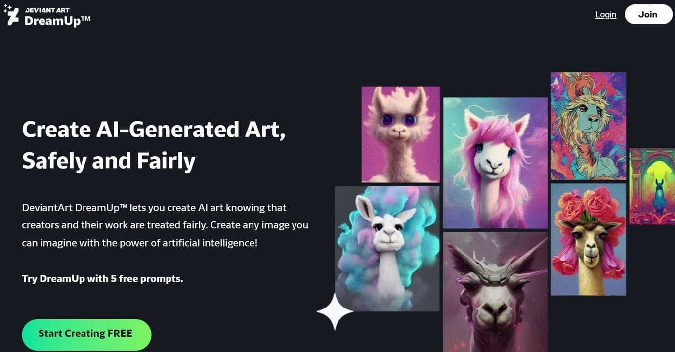 Dream Up (Deviant Art) company image